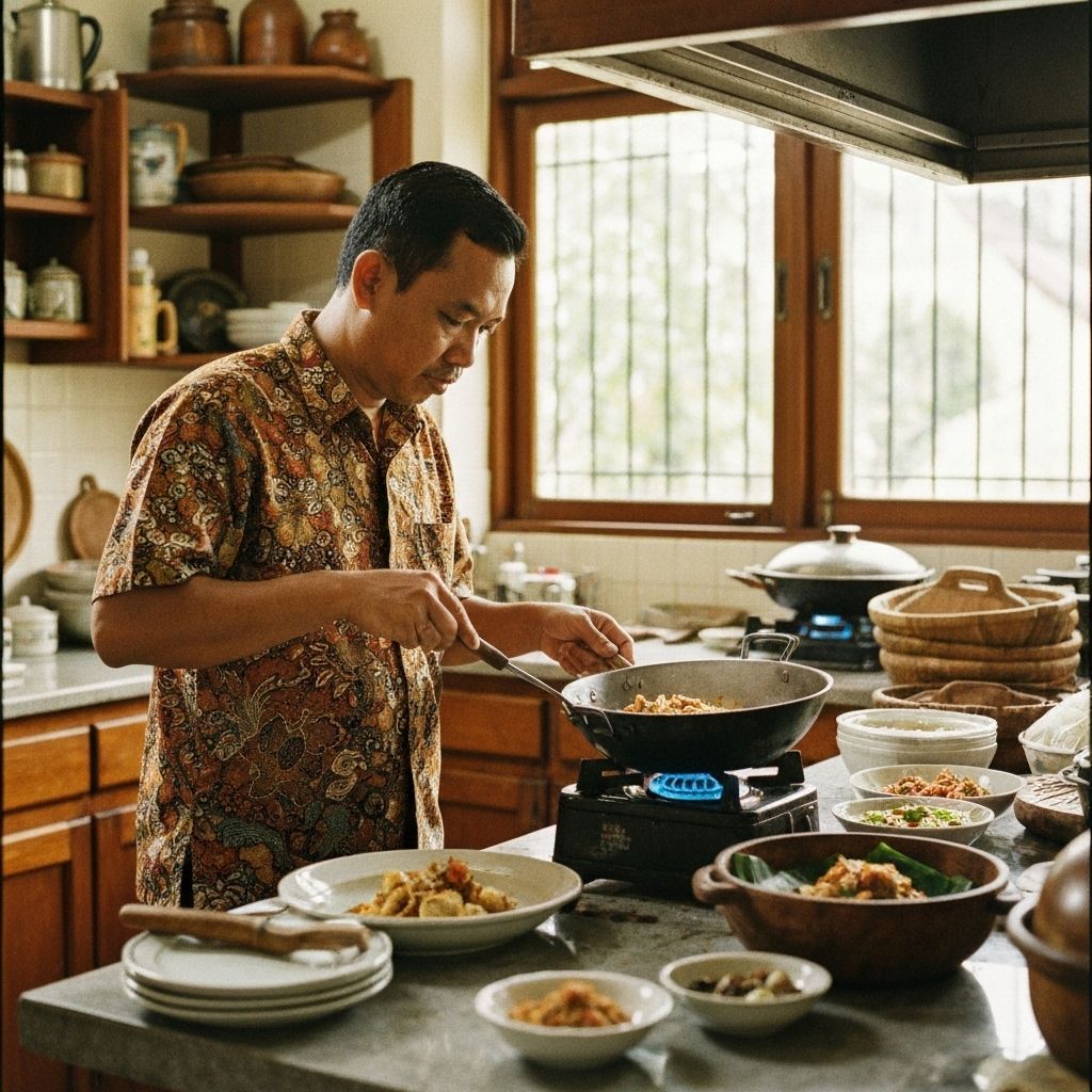 Chef preparing food